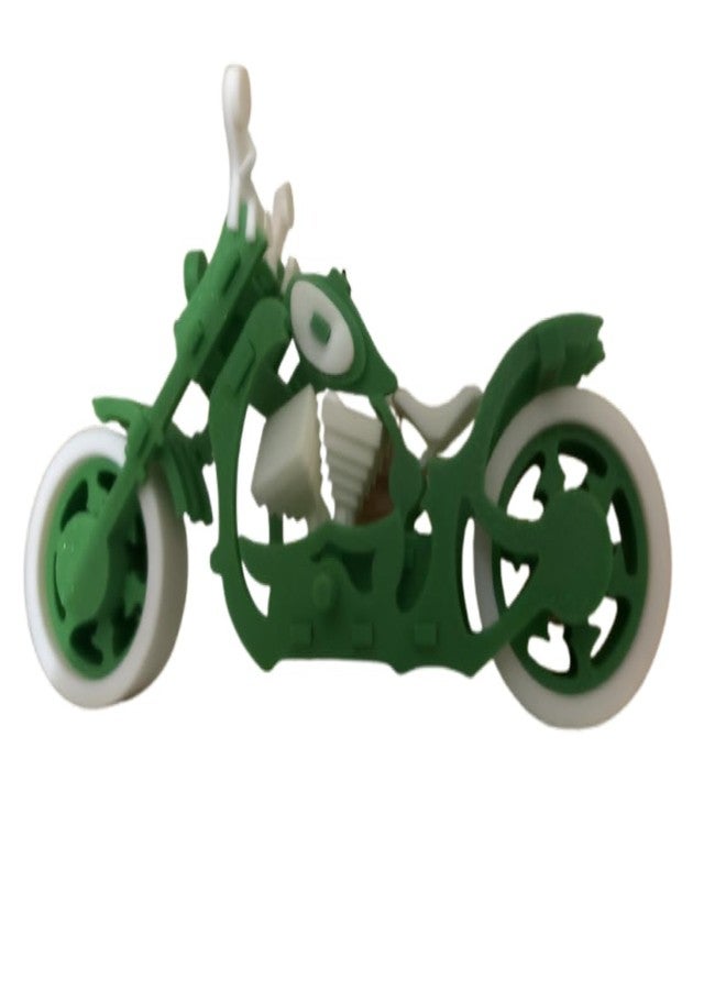 3D CRAFT Decorative Motorcycle Model, Die-Cast Plastic, Chopper Style,Figure Toy,Multicolor - Image 1